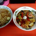 大龍 - 中華丼セット 750円