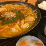 限定！！『激辛』もつ麺ちゃんこ定食