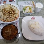 パキスタン・アラビアン・インド料理 デラ - キーマナン　Aセット野菜とビーフ　
