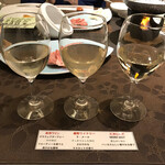 章月グランドホテル - ワインの飲み比べ