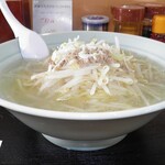 サッポロラーメンたき - しおラーメンにんにく抜き 780円、麺大盛り 100円