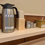 そばの神田 東一屋 - コンディメンツ。