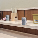 そばの神田 東一屋 - コンディメンツ。