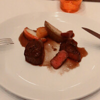 Benoit Alain Ducasse - 蝦夷鹿のソテー秋野菜と果実ソースポワヴラード