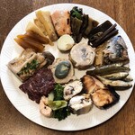 旬菜 おぐら家 - おかず盛り合わせ