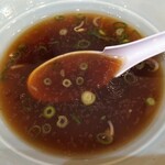 大衆うま味処 くれよん食堂 - 中華そばのスープ(2020.04.07)