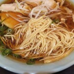 大衆うま味処 くれよん食堂 - 中華そばの麺の状態(2020.04.07)