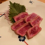 肉 もつ 土穂 - サーロインたたき