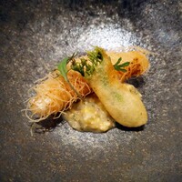 Recette - のどぐろ タラの芽のベニエ（西洋天ぷら） グリビッシュソース（タルタル）