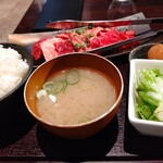 わぎゅう専科 焼肉屋 - 【2020.4.9(木)】限定焼肉ランチ(国産和牛の切り落とし)1,518円