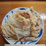 手打うどん はりや - うどんといか天