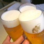 茶月斎 - 先に3人で乾杯！