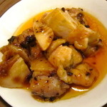 茶月斎 - 知床鶏と竹の子の豆豉蒸し