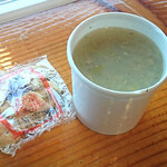 Calvin's Crab House - Cup of Chowder ＄4.0