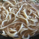 うま屋ラーメン - 麺アップ