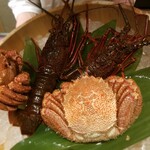 肉屋 田中 - 三重の伊勢海老と北海道の毛が二