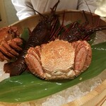 肉屋 田中 - 三重の伊勢海老と北海道の毛が二
