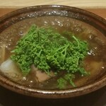 肉屋 田中 - 京都の花山椒と神戸牛のタンの煮込み