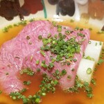 肉屋 田中 - 神戸牛サーロインのじゃぶじゃぶとフランス産のホワイトアスパラ