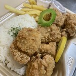 fried chicken Bento (boxed lunch)