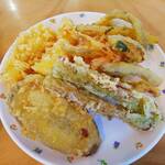 高橋うどん - 天ぷらセット （税込 １１０円）