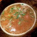 はぐるま - 今日の鶏白湯つけ汁もええ味しております