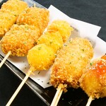 Assortment of 5 kinds of Fried Skewers