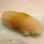 鮨 なんば - ヒラメ（36℃／20℃）