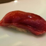 鮨 なんば - マグロの赤身（37℃／21℃）