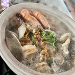 阿武隈ライン舟下り - 料理写真:寄せ鍋