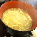 ろばた焼つきじ - 味噌汁