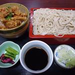 Soba Dokoro Yabu - もりそば＋ミニごぼ天丼 ７５０円