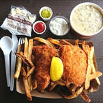 The Fisherman's Restaurant - HALIBUT $17.0 + Chowder $5.95