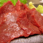 馬肉刺身