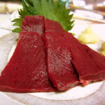 horse heart sashimi