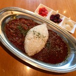 焼鳥 Ajito - 相掛けカレー　チキンカレー+ラムカレー