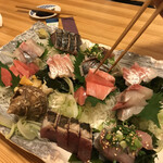 村庄寿司 - シマダの刺し盛り②
