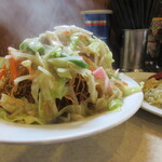 長崎ちゃんぽん・皿うどん 球磨 - 別の日の細麺　ふんわりパリパリ