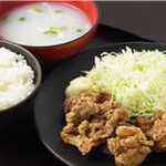 からあげの鳥丸 - レモンペッパーからあげ定食