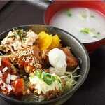 からあげの鳥丸 - オールスター丼