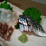 美味いもん処 手八 - 三種盛り(　´)Д(｀)ﾑｼｬﾑｼｬ