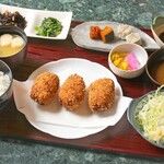 Tori Katsuya Atsuko - 鶏クリームコロッケ定食