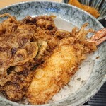 Takino Ya - 海老とイカの天丼