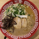 麺堂 香 - 『とんこつラーメン   580円なり』