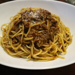 パスタの店 山猫軒 - ４月限定の牛肉のミートソースデミグラス仕上げです☆　2020-0408訪問