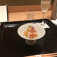 すず木 - 海老と白アスパラ