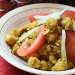 タージ ・ベンガル - チャナマサラ　　ひよこ豆ゴロゴロ入ったカレー　