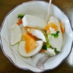 銀山茶屋 - 「カブの浅漬け」サービスです