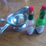 とわいらいと - 【2012年04月】スパゲティオーダー時の追加調味料。