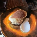 踵屋敷 - 最後のデザートは元カレントのパテシエが作った美味しいティラミスでした